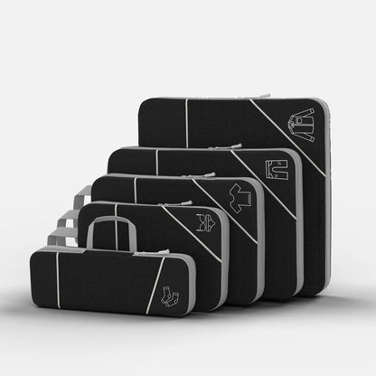 Set De Organizadores Para Viaje Con Compresión + 5 Piezas | Buen Viaje